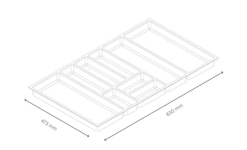 Besteckeinsatz Depot für Schubkästen (ab Küchen-Baujahr 01/2025)