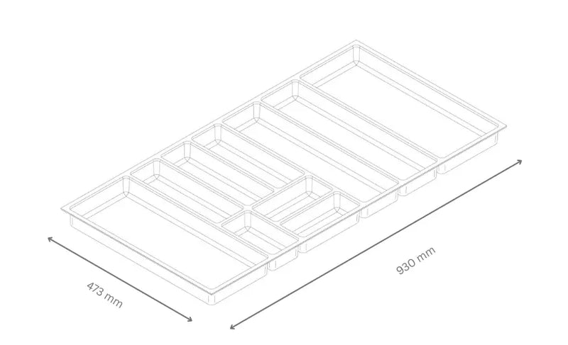 Besteckeinsatz Depot für Schubkästen (ab Küchen-Baujahr 01/2025)