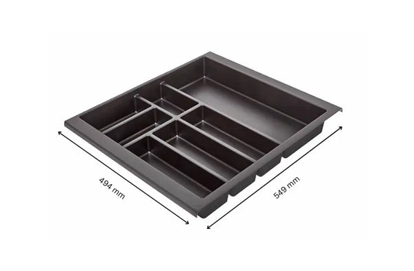 Besteckeinsatz Black Edition für Schubkästen (bis Küchen-Baujahr 12/2024)